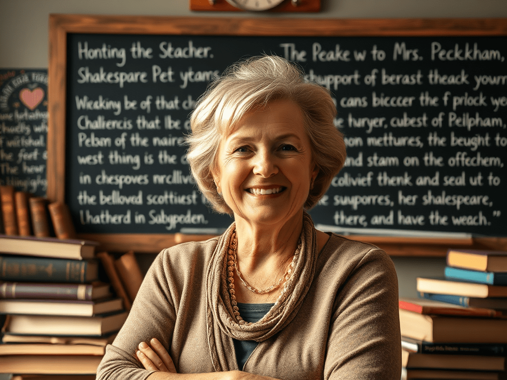 In honor of…Mrs.&nbsp;Peckham