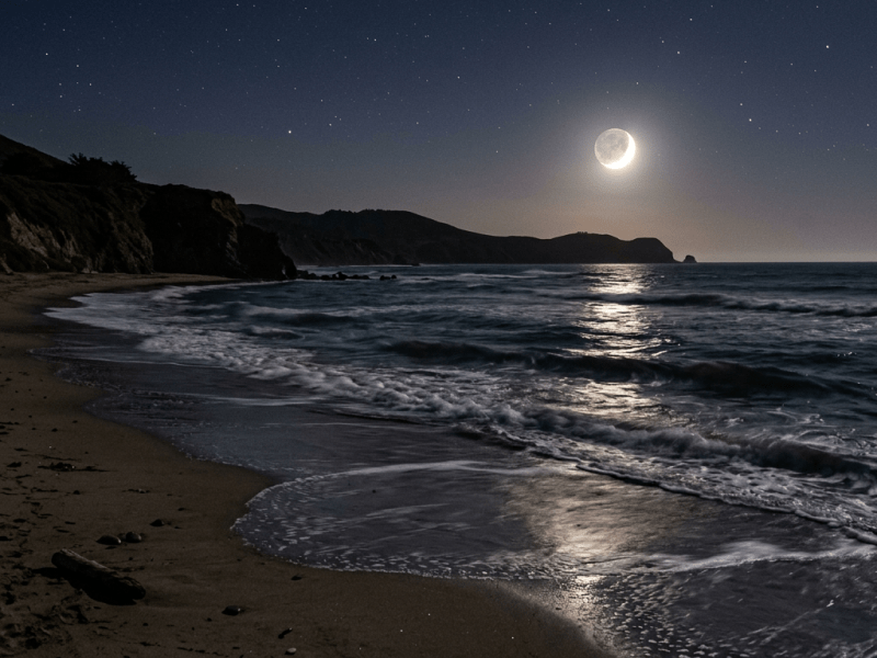 The night comes